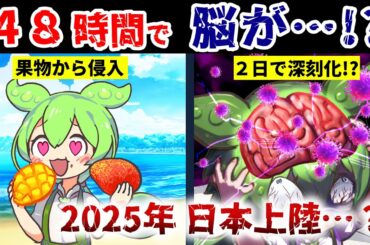 【WHO警告】治療薬ナシ!?「脳破壊ウイルス」 海外から日本へ侵入か…最悪90％重篤化？ずんだもん解説