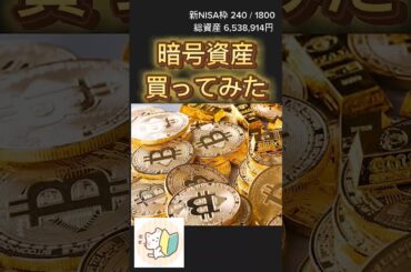 【暗号資産買ってみた！】ビットコイン /仮想通貨