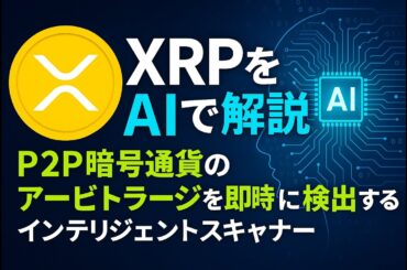 XRPをAIで解説：P2P暗号通貨のアービトラージを即時に検出するインテリジェントスキャナー
