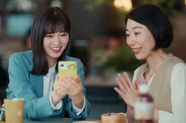 セブン&アイ CM 岡崎紗絵 7iD「覚えてね、先輩」篇