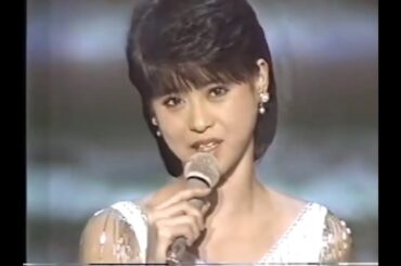 松田聖子　ガラスの林檎　1983年12月20日　FNS歌謡祭最優歌唱賞受賞前の歌唱