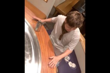 閉店後の鉄板みがき＆のぞみん初顔出しで彼氏爆誕？？