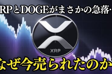 XRPとドージが急落…140億円ロスの裏で何が起きた？【仮想通貨ニュース】