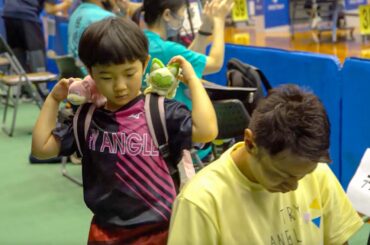 【卓球】今大会女子最年少選手！「5歳7ヶ月」で全国出場・吉岡朱理（TRYANGLE/高知県）｜全農杯2025