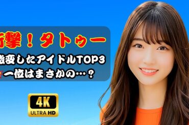 衝撃！タトゥーで激変したアイドルTOP3💥一位はまさかの…？#泉里香 #常盤貴子 #祇園祭