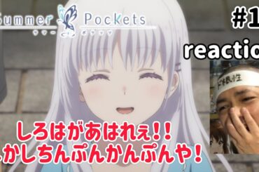 Summer Pockets 17話 リアクション 【成瀬しろはisあはれ！それにしてもちんぷんかんぷん！】 サマーポケッツ ep17 reaction 反応 同時視聴 #SummerPockets