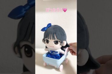 ちびあやの生活グッズ紹介✨️💙 #かわぬい #ちびぬい #増田彩乃 #きゅーすと