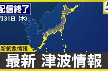 【ライブ配信終了】津波警報は津波注意報に・カムチャツカ半島付近でM8.7の地震／最新天気ニュース・地震情報 2025年7月30日(水)〈ウェザーニュースLiVEムーン・岡本 結子リサ／内藤 邦裕〉