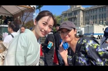 6月にサッカー日本代表と結婚発表の泉里香　祇園祭での人気女優との2ショット披露に「美女2人」の声