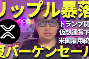 【XRP】リップル下落・・・どうする？夏のバーゲンセールだろ！