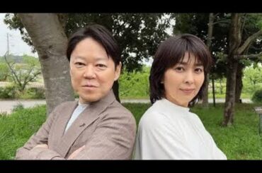 阿部サダヲ&弘中綾香アナ、2人で決めポーズする仲良しオフショットに「阿部さんかわいい」の声＜しあわせな結婚＞