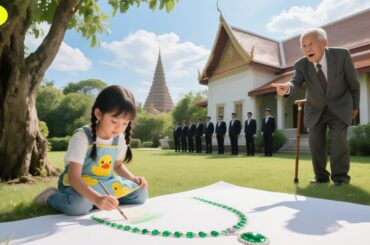 メイドの5歳の娘が庭で宝石をデザインしていたところ、CEOが首のペンダントに気づき…？彼女は行方不明だった孫娘だった！運命がここで逆転した！#ceo