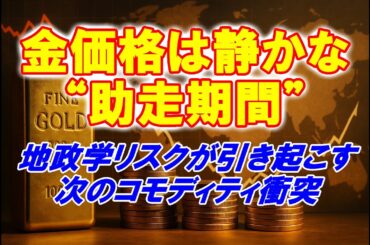 金価格は静かな“助走期間”──地政学リスクが引き起こす次のコモディティ衝突