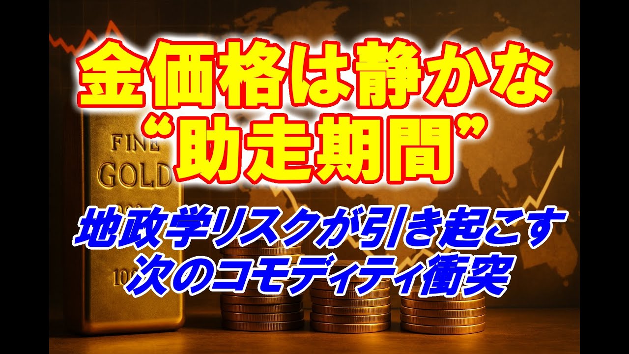 金価格は静かな“助走期間”──地政学リスクが引き起こす次のコモディティ衝突 金価格は静かな“助走期間”──地政学リスクが引き起こす次のコモディティ衝突