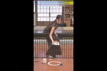 バナナサンドサイコログルメバトル「菜々緒さんが犬のエサやりに挑戦」＃バナナサンド