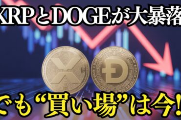 XRPとDOGEが急落！今が“買い場”か？暗号資産市場に何が起きたのか徹底解説
