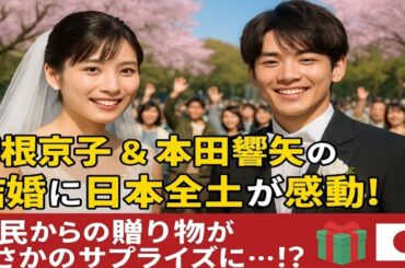 💍🎉 芳根京子＆本田響矢の結婚に日本全土が感動！国民からの贈り物がまさかのサプライズに…！？🎁🇯🇵✨
