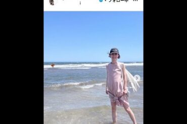 中村ゆりの海辺美脚が神レベル！「可愛すぎて反則」とトレンド入り…インスタ更新でファン大興奮