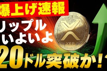 【リップル爆上げ速報】XRPついに20ドル突破か！？🚀【仮想通貨】【アルトコインバブル】