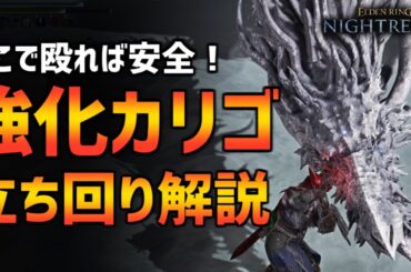 【ナイトレイン】山嶺無しでも安定！回避＆攻撃チャンス解説！強化カリゴの立ち回り解説！攻略【エルデンリング ELDEN RING NIGHTREIGN Solo】