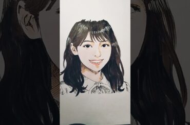 #高山一実 #私の色 #乃木坂46 #アナログイラスト