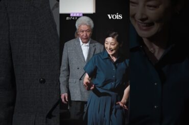 常盤貴子、投げキス　鹿賀丈史と客席通路から