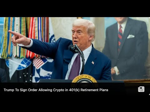 【今すぐ買え!】トランプが暗号通貨を401(k)退職プランに導入する命令に署名で相場急上昇!!! 【今すぐ買え!】トランプが暗号通貨を401(k)退職プランに導入する命令に署名で相場急上昇!!!