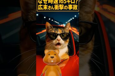 【時速165キロ超】広末涼子さん事故 隠された真相とは #ニュース #猫 #広末涼子 #交通事故 #衝撃の事実