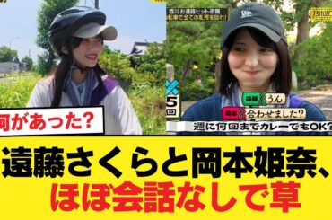 【悲惨】遠藤さくらと岡本姫奈、ほぼ会話なしで草【乃木坂46】
