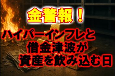金警報！ハイパーインフレと借金津波が資産を飲み込む日