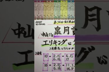 【競馬予想】中山11R 皐月賞🏇3連勝中の馬が軸です😺❣️