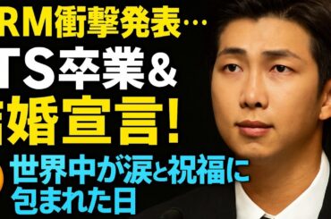 💔💍 RM衝撃発表…BTS卒業＆結婚宣言！世界中が涙と祝福に包まれた日【BTS日本語解説】