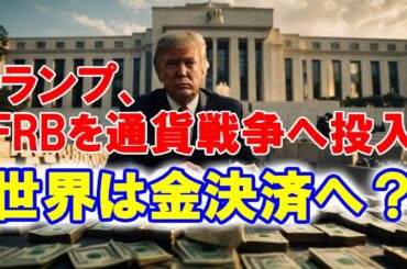 トランプ、FRBを通貨戦争へ投入——世界は金決済へ？