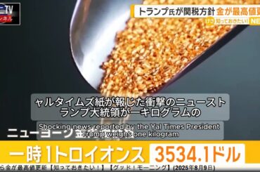 【知らないと損】トランプ金関税で金価格が最高値更新！今後の世界経済と日本への影響