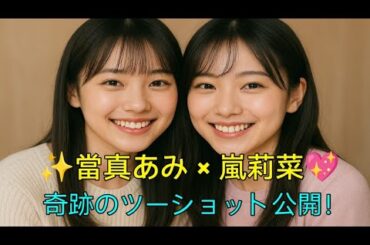 ✨當真あみ×嵐莉菜💖奇跡の”めぐちえ”ツーショット公開！尊すぎる笑顔にファン悶絶＜ちはやふる−めぐり−＞