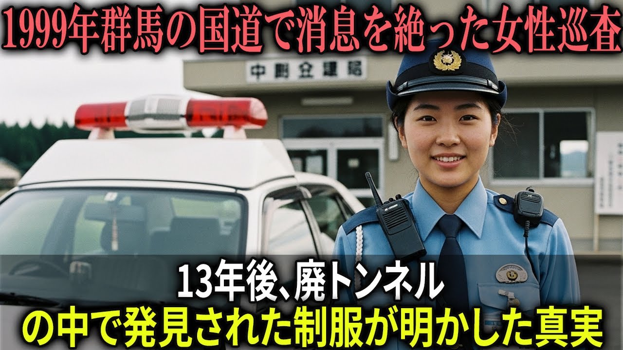 1999年、群馬県の国道で行方不明になった女性巡査… 13年後、廃トンネルの中で発見された制服が明かした真実 1999年、群馬県の国道で行方不明になった女性巡査… 13年後、廃トンネルの中で発見された制服が明かした真実