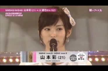 娘はアイドル NMB48・AKB48 山本彩 (21) × 父 達也 (52) ドキュメント 2015.6.2