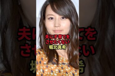 夫に子育てをさせたくない堀北真希　#芸能人 #堀北真希