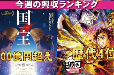 国宝がついに100億円超え！鬼滅もスゴい【俺的映画速報Vol.334/第1部】【興収 興収ランキング 動員数 鬼滅の刃 無限城編 ジュラシック・ワールド 復活の大地 TOKYO MER 雪風】