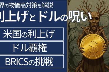 【世界経済を支配する米国の利上げ】世界の標準物価高対策を解説【金融政策の常識を疑う/ドル覇権の光と影/国際金融の歴史/脱ドル化の未来/日本の円安と財政】