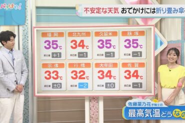 佐藤菜乃花気象予報士のお天気情報　バリはやッ!　8月20日
