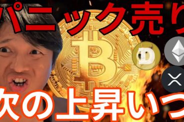 ビットコイン パニック売り！次の上昇いつ？【仮想通貨 米国株 日本株 最新情報】