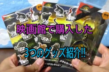 現在映画館で大ヒット上映中の『ジュラシックワールド/復活の大地』を見た後に購入した3つのグッズを紹介!!