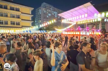 浅草観光の外国人もご満悦！進化する東本願寺盆踊り　DJタイムのフリー盆踊りが劇アツ !!! ＆洋楽セレクションは大人に盆踊る！