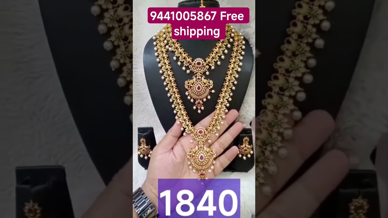 wholesale prices One gram gold jewellery