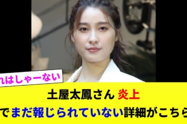 土屋太鳳さん、炎上。TVでまだ報じられていない詳細がこちら...