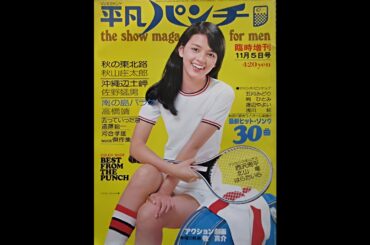 『昭和アイドル 雑誌表紙 AI 編集動画』