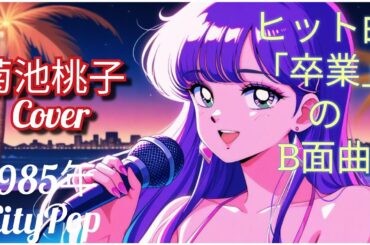 「【菊池桃子】夕暮れのEXIT | 80sシティポップ 【うたスキ動画】🌇ヒット曲「卒業」のB面曲なんです！林哲司さんの気合い