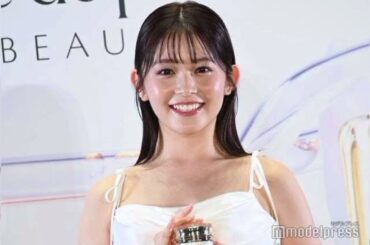 久間田琳加、純白キャミドレスで素肌輝く アクション初挑戦を回顧「不安な気持ちで挑んで…」【クレ・ド・ポー ボーテ】