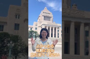 ぜひ国会見学へ！ #国光あやの #政治 #国会議員 ＃国会